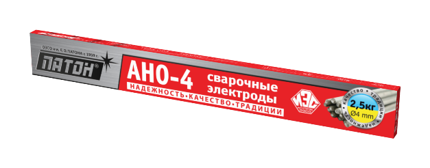 Электроды Патон АНО-4 д.4 мм/2,5 кг