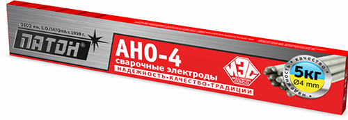 Електроди Патон АНО-4 д.4 мм/5,0 кг