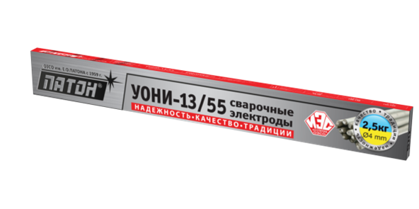 Електроди Патон УОНІ-13/55 д.4 мм/2,5 кг