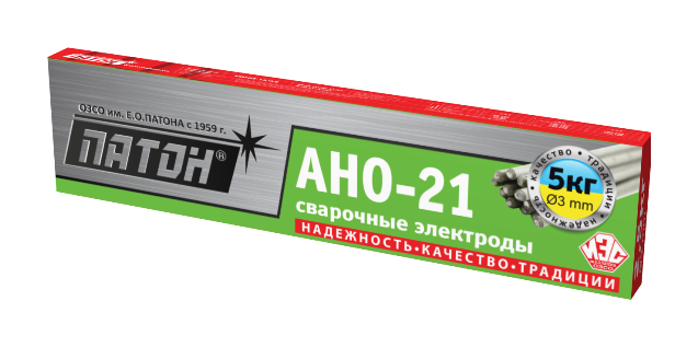 Електроди Патон АНО-21 д.3 мм/5,0 кг