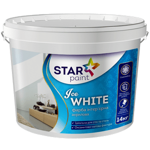 Фарба для стін і стель Star Paint 4 кг